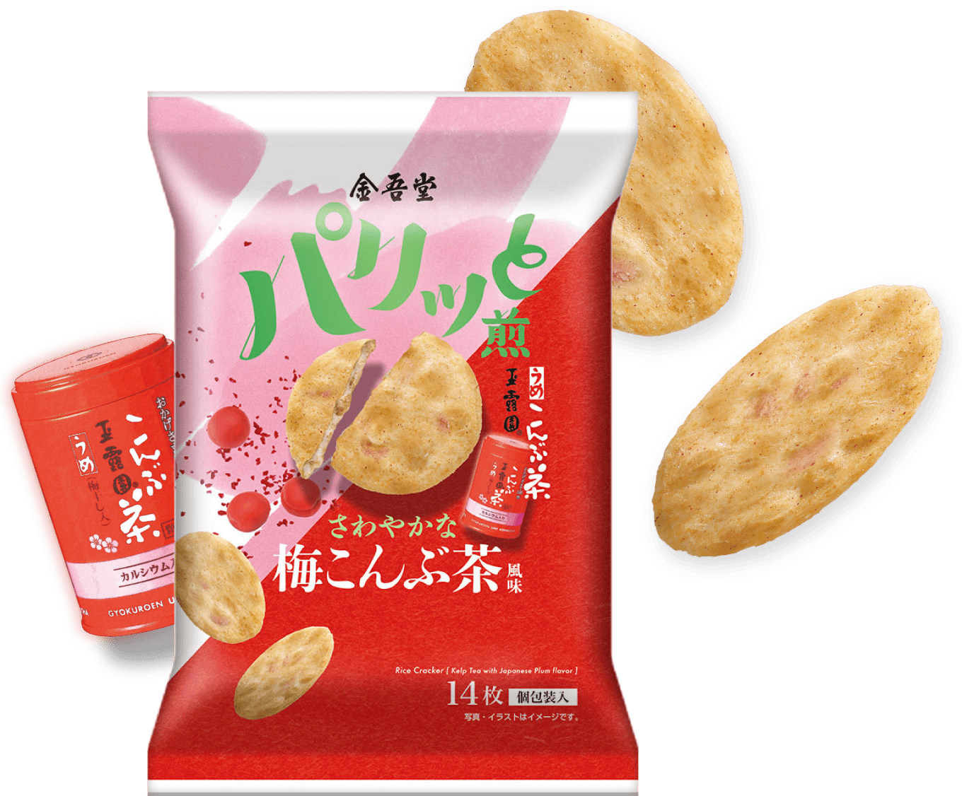 パリッと煎 さわやかな 梅こんぶ茶風味